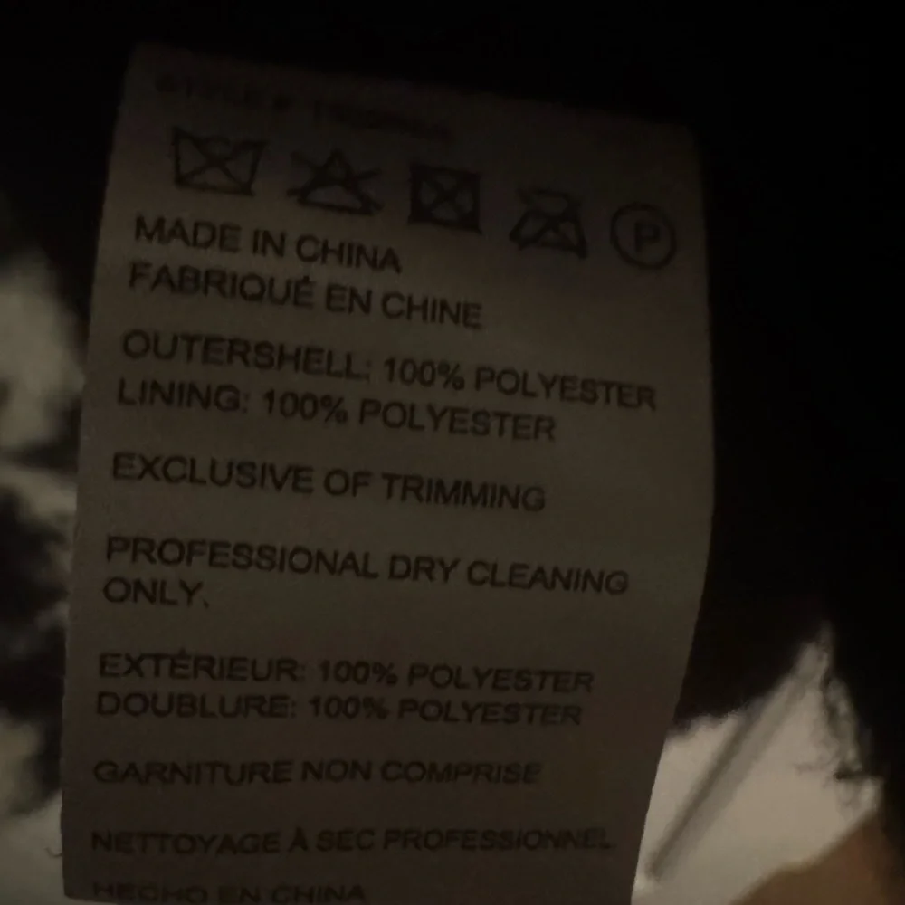 NVLT Women's Houndstooth Pea Coat in Black and White - Picture 4 of 7